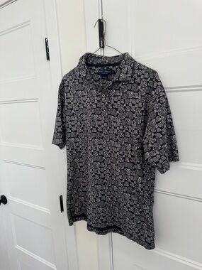 Daniel Cremieux Collection 100% Cotton Men’s Monotone Paisley Polo